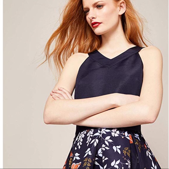 Ted Baker Bethah Kyoto floral Fit &Flare dress - Picture 3 of 8